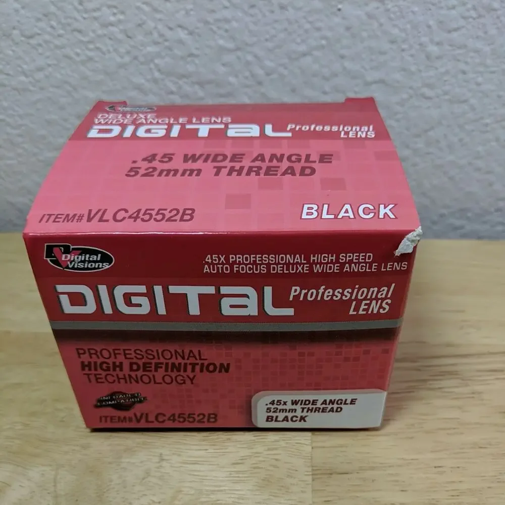 Digital Visions .45 WIDE ANGLE 52mm THREAD - Digital‎ Professional lens